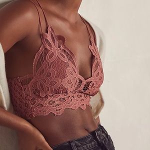 Free People One Adella Bralette in Copper